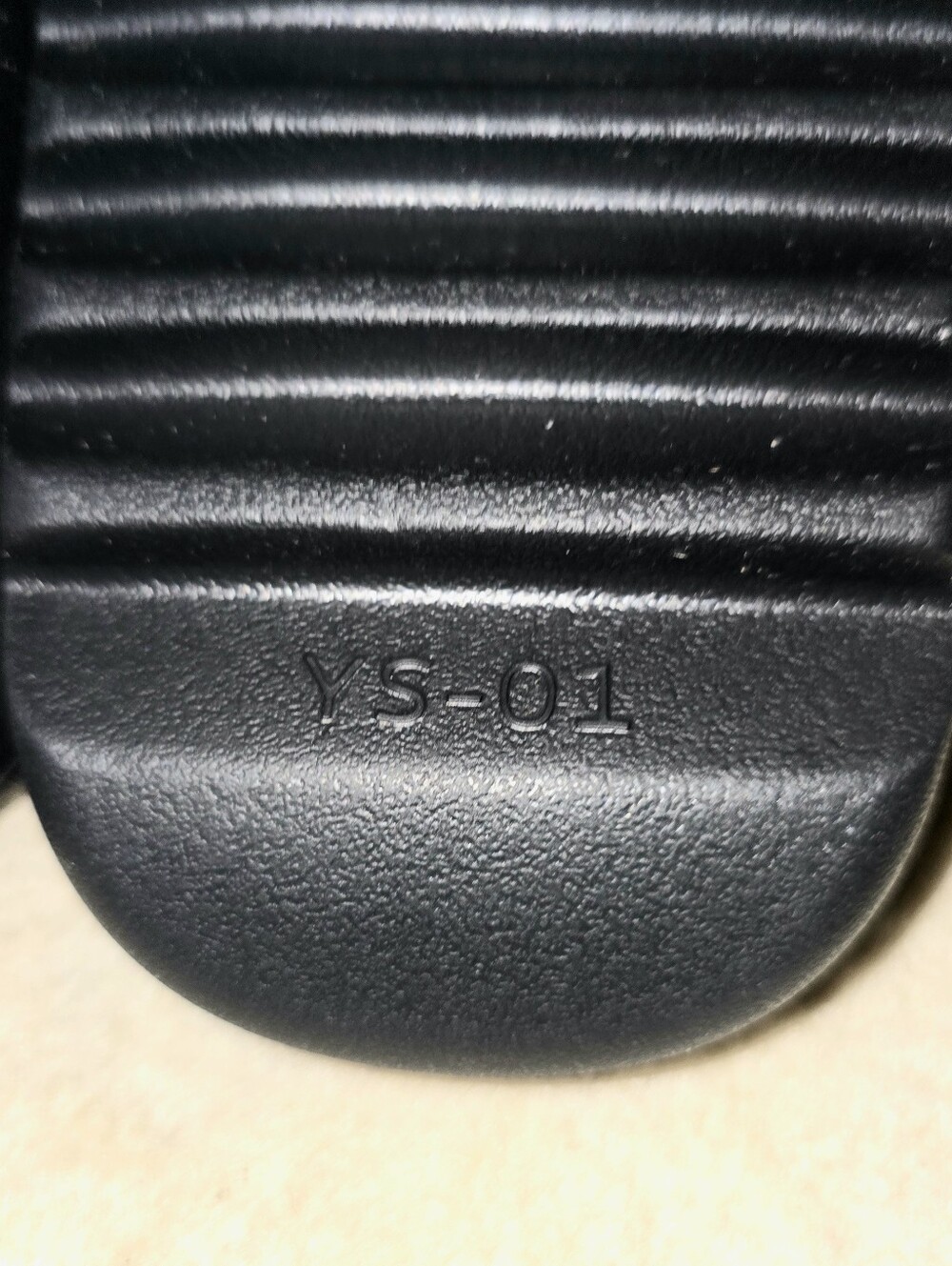 Men's Black Slide Sandals - YS-01 - Picture 8 of 11